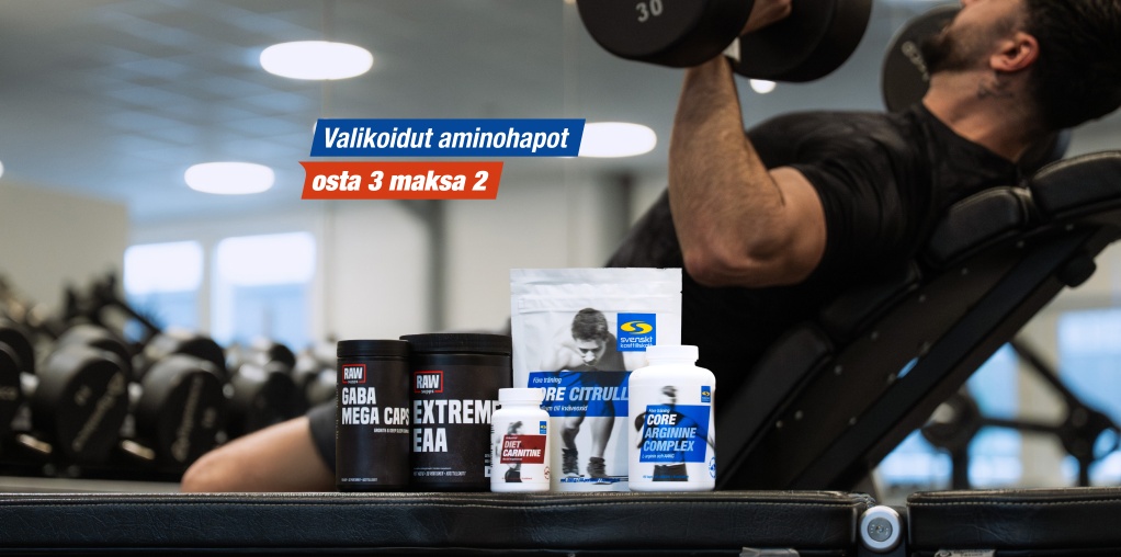 Valikoidut aminohapot osta 3 maksa 2